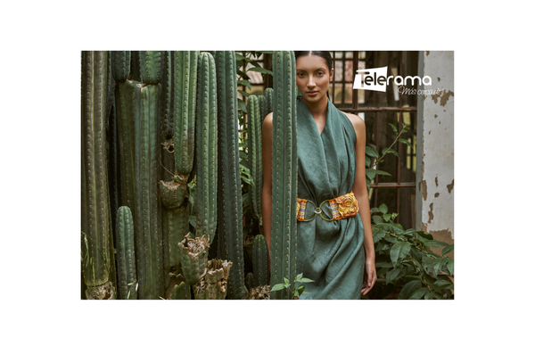 ✨ Taarach rescues and spreads ancestral textile traditions thought contemporary belts.